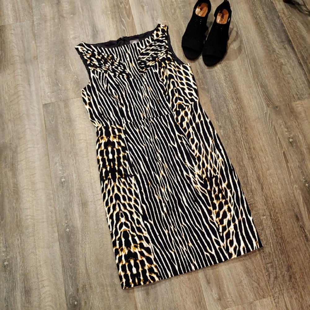 Vince Camuto Leopard Print Dress